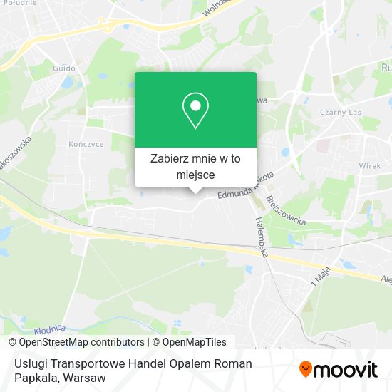 Mapa Uslugi Transportowe Handel Opalem Roman Papkala