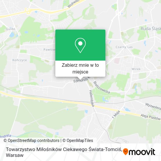 Mapa Towarzystwo Miłośników Ciekawego Świata-Tomciś