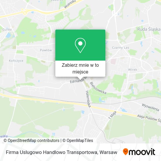 Mapa Firma Uslugowo Handlowo Transportowa