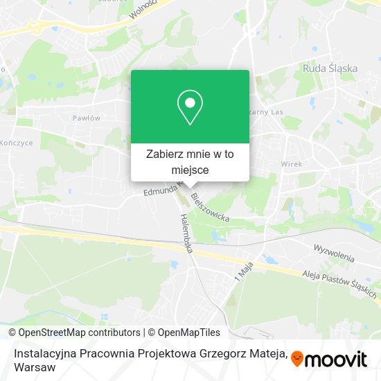 Mapa Instalacyjna Pracownia Projektowa Grzegorz Mateja