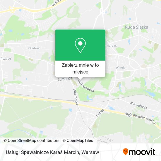 Mapa Usługi Spawalnicze Karaś Marcin