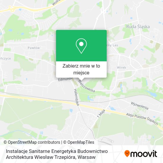 Mapa Instalacje Sanitarne Energetyka Budownictwo Architektura Wiesław Trzepióra