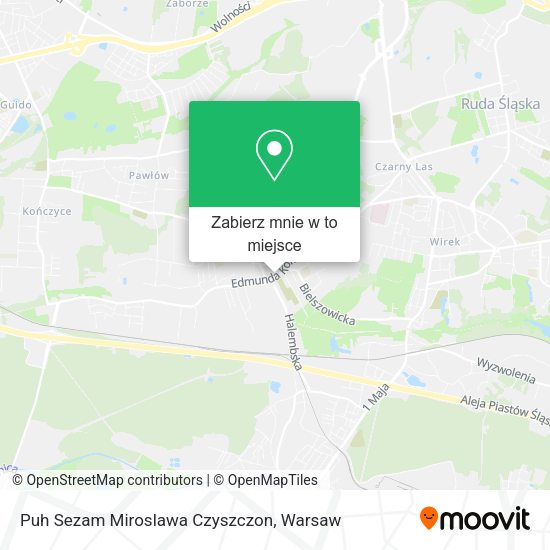 Mapa Puh Sezam Miroslawa Czyszczon