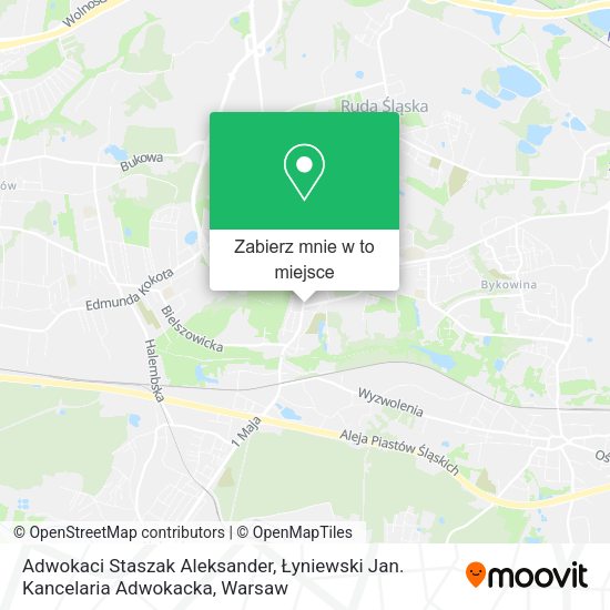 Mapa Adwokaci Staszak Aleksander, Łyniewski Jan. Kancelaria Adwokacka