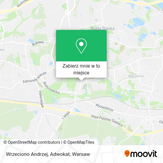 Mapa Wrzeciono Andrzej, Adwokat