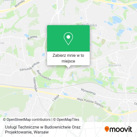 Mapa Usługi Techniczne w Budownictwie Oraz Projektowanie