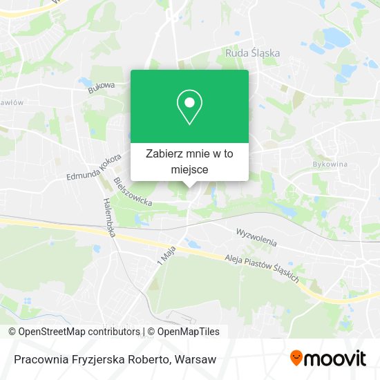 Mapa Pracownia Fryzjerska Roberto