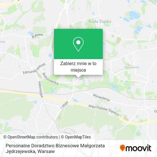 Mapa Personalne Doradztwo Biznesowe Małgorzata Jędrzejewska