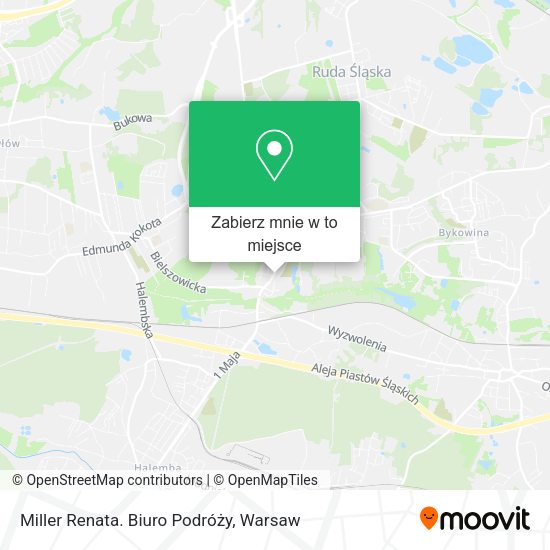 Mapa Miller Renata. Biuro Podróży