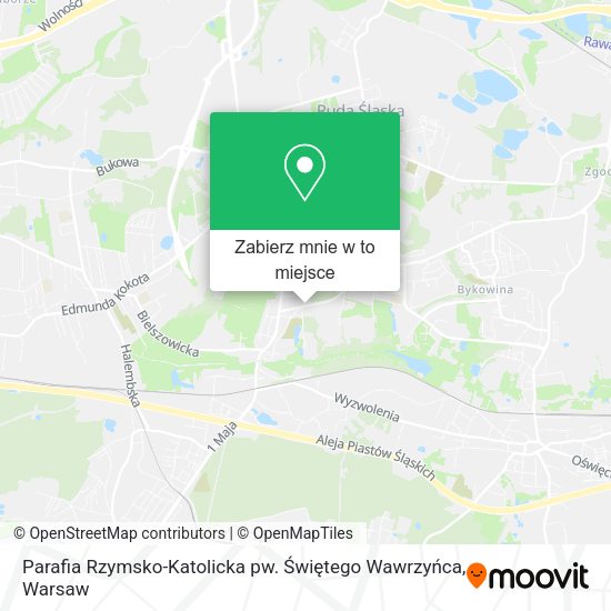 Mapa Parafia Rzymsko-Katolicka pw. Świętego Wawrzyńca