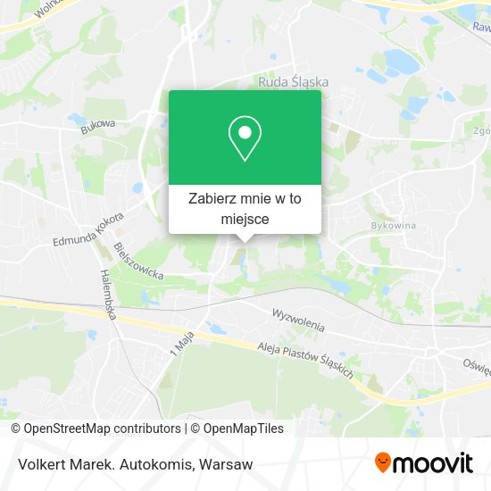 Mapa Volkert Marek. Autokomis