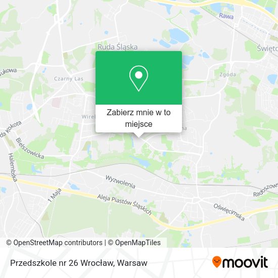 Mapa Przedszkole nr 26 Wrocław