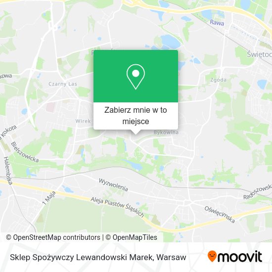 Mapa Sklep Spożywczy Lewandowski Marek