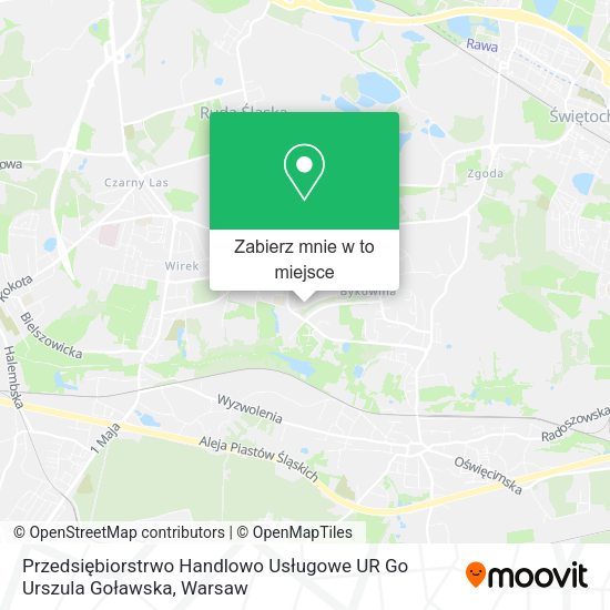 Mapa Przedsiębiorstrwo Handlowo Usługowe UR Go Urszula Goławska