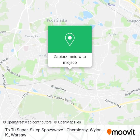 Mapa To Tu Super. Sklep Spożywczo - Chemiczny. Wylon K.