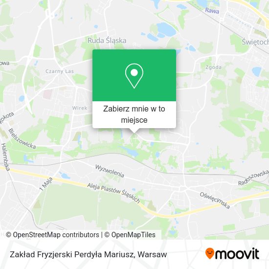 Mapa Zakład Fryzjerski Perdyła Mariusz