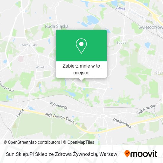 Mapa Sun.Sklep.Pl Sklep ze Zdrowa Żywnością