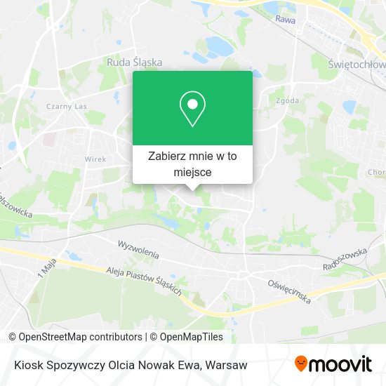 Mapa Kiosk Spozywczy Olcia Nowak Ewa