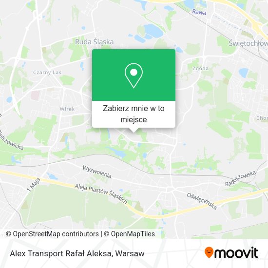 Mapa Alex Transport Rafał Aleksa