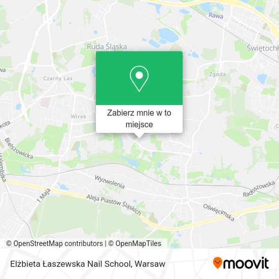 Mapa Elżbieta Łaszewska Nail School