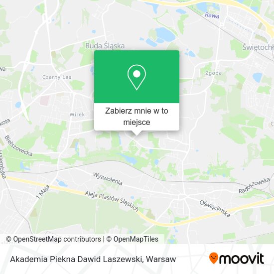 Mapa Akademia Piekna Dawid Laszewski