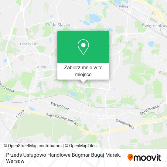 Mapa Przeds Usługowo Handlowe Bugmar Bugaj Marek