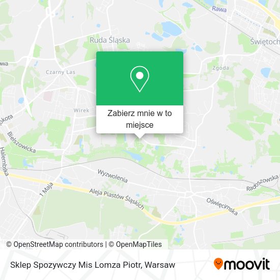 Mapa Sklep Spozywczy Mis Lomza Piotr