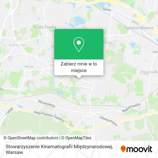 Mapa Stowarzyszenie Kinematografii Międzynarodowej