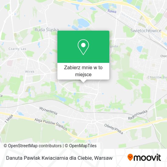 Mapa Danuta Pawlak Kwiaciarnia dla Ciebie