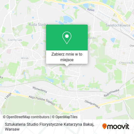 Mapa Sztukateria Studio Florystyczne Katarzyna Bakaj