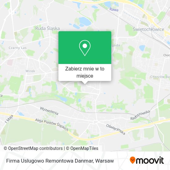 Mapa Firma Uslugowo Remontowa Danmar