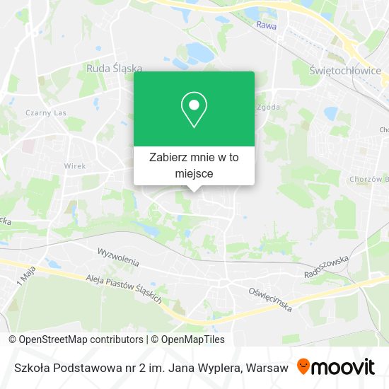 Mapa Szkoła Podstawowa nr 2 im. Jana Wyplera