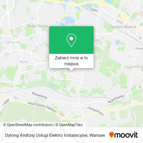 Mapa Dylong Andrzej Usługi Elektro Instalacyjne