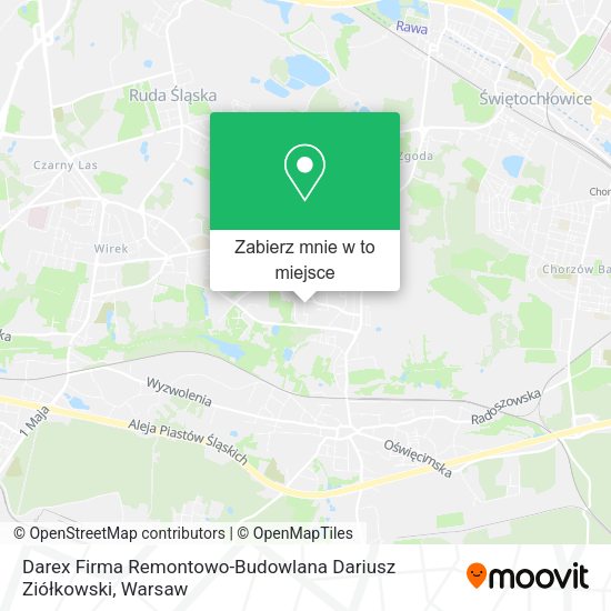 Mapa Darex Firma Remontowo-Budowlana Dariusz Ziółkowski