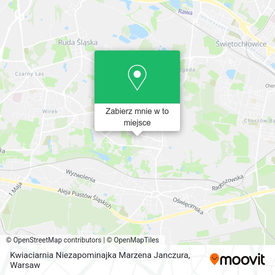 Mapa Kwiaciarnia Niezapominajka Marzena Janczura