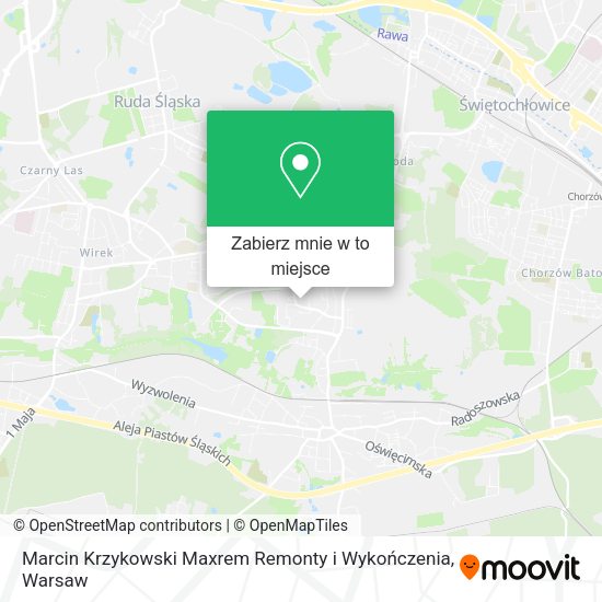 Mapa Marcin Krzykowski Maxrem Remonty i Wykończenia