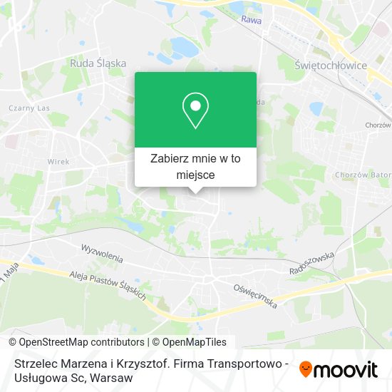 Mapa Strzelec Marzena i Krzysztof. Firma Transportowo - Usługowa Sc