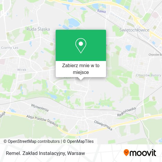 Mapa Remel. Zakład Instalacyjny