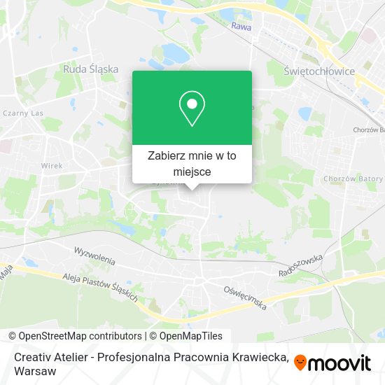 Mapa Creativ Atelier - Profesjonalna Pracownia Krawiecka