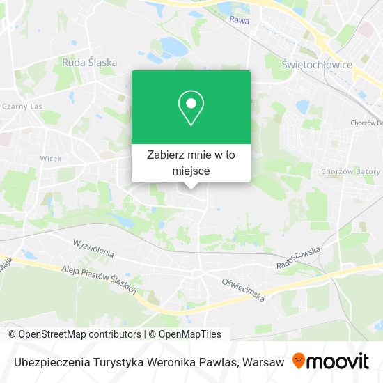 Mapa Ubezpieczenia Turystyka Weronika Pawlas