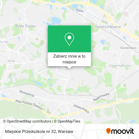 Mapa Miejskie Przedszkole nr 32