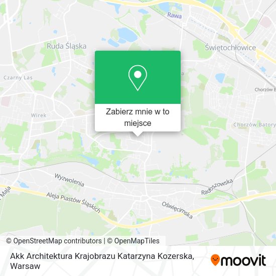 Mapa Akk Architektura Krajobrazu Katarzyna Kozerska