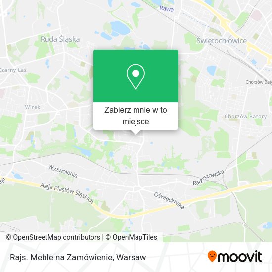 Mapa Rajs. Meble na Zamówienie