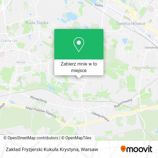 Mapa Zakład Fryzjerski Kukuła Krystyna