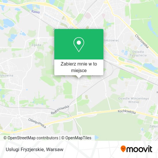 Mapa Usługi Fryzjerskie