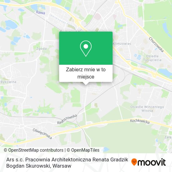 Mapa Ars s.c. Pracownia Architektoniczna Renata Gradzik Bogdan Skurowski