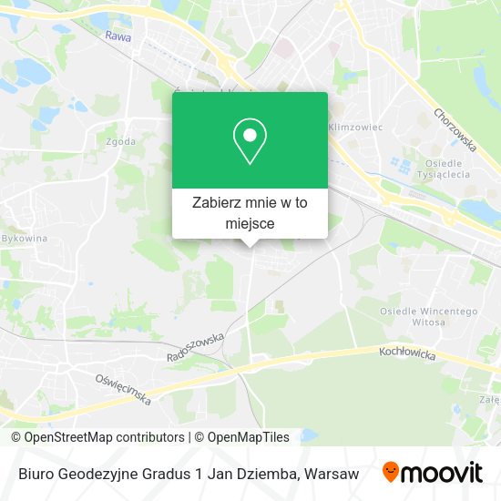 Mapa Biuro Geodezyjne Gradus 1 Jan Dziemba