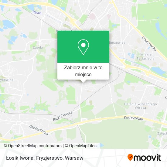 Mapa Łosik Iwona. Fryzjerstwo