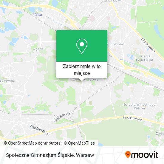 Mapa Społeczne Gimnazjum Śląskie