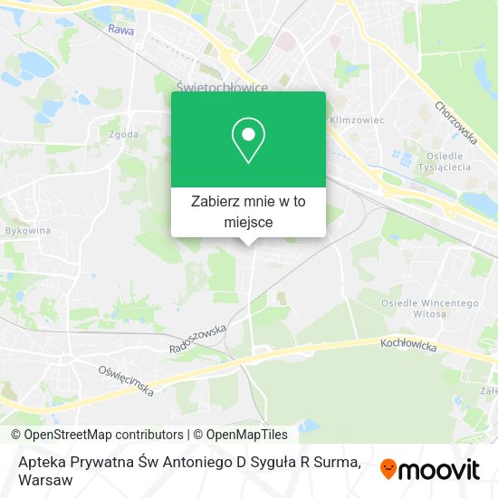 Mapa Apteka Prywatna Św Antoniego D Syguła R Surma